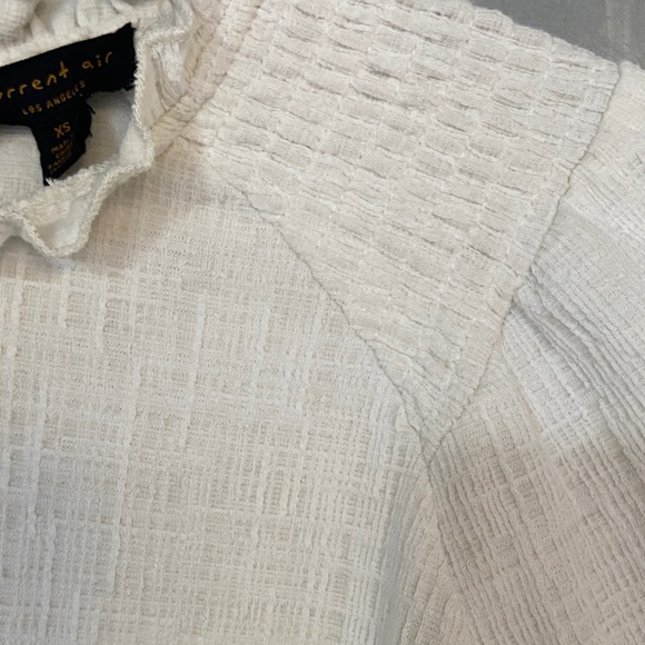 CURRENT AIR XS Cream Blouse long sleeve - Picture 3 of 9